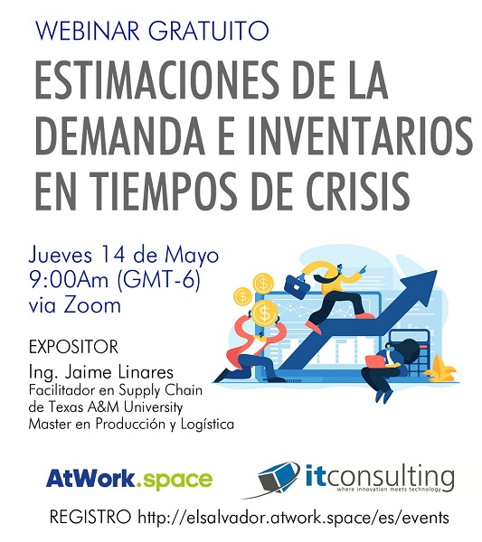 Webinar: ESTIMACIONES DE LA  DEMANDA E INVENTARIOS EN TIEMPOS DE CRISIS